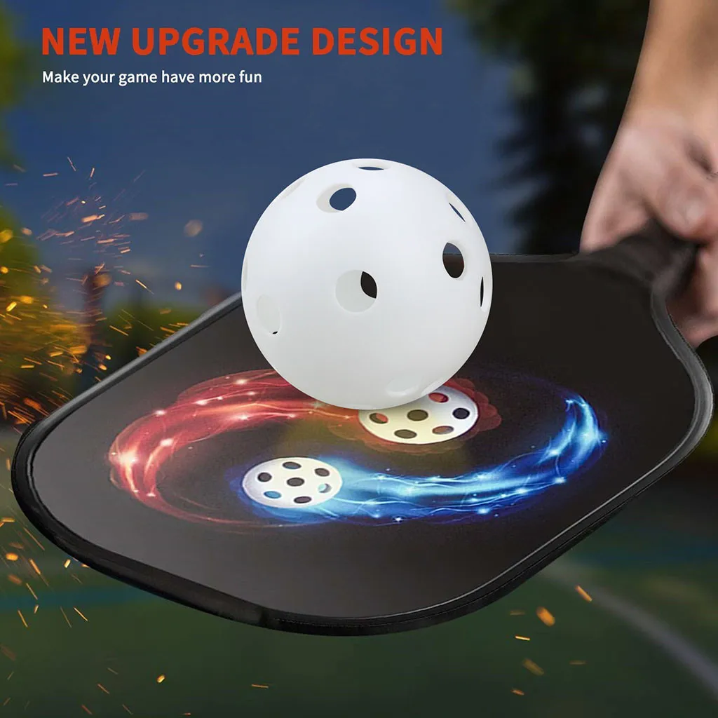 Outdoor&Sport  45mm Hole Ball Poly Plastic Baseball Practice Training for Hitting Batting Hit Bay Golf Practice Ball Sports 46