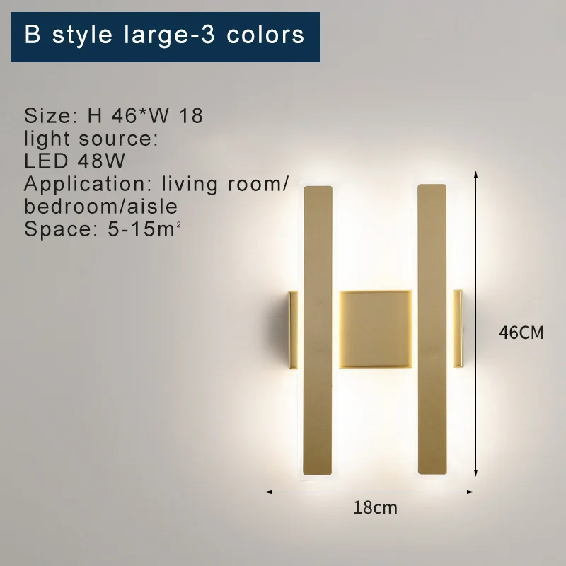 kitchen wall lights Modern Minimalist Wall Lamp Nordic Stairs Lighting For Bedroom Bedside Home Decor Indoor Lighting Sconce Wall Lights wireless wall lights Wall Lamps