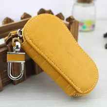 Многофункциональный кожаный чехол для ключей унисекс, модный Мини милый чехол для ключей, органайзер, бумажник ключница, держатель для ключей
