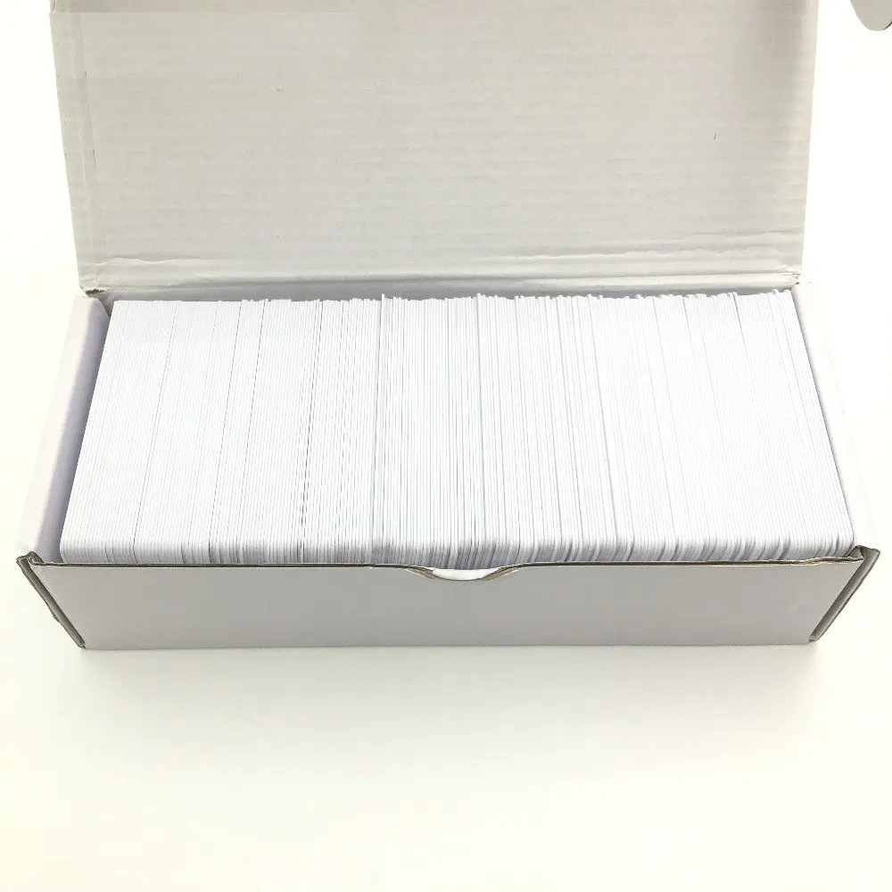 100pcs blank inkjet pvc card for Epson L805 and Canon TS704,IP7240 inkjet printer and TS704 card tray