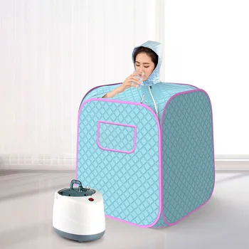 

Portable Steam Sauna Home Sauna Generator Slimming Household Sauna Box Ease Insomnia Stainless Steel Pipe Support
