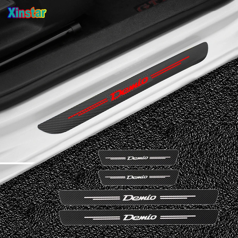 

4pcs Car Protector Door Sill Stickers For Mazda Demio