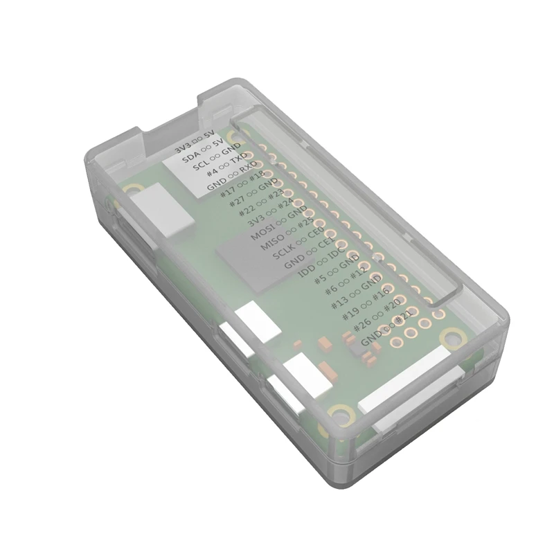 2 шт Abs защитный чехол для Raspberry Pi Zero/W/Wh, 1 шт прозрачный и 1 шт синий