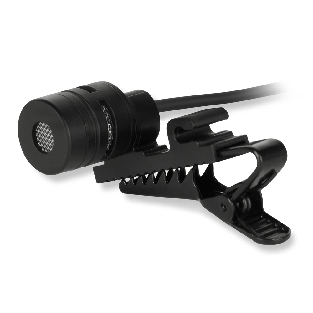 Микрофон Sharkoon SM1 проводной, 50-16000 Гц,-68 дБ, однонаправленный, на прищепке, mini jack 3.5 mm, черный