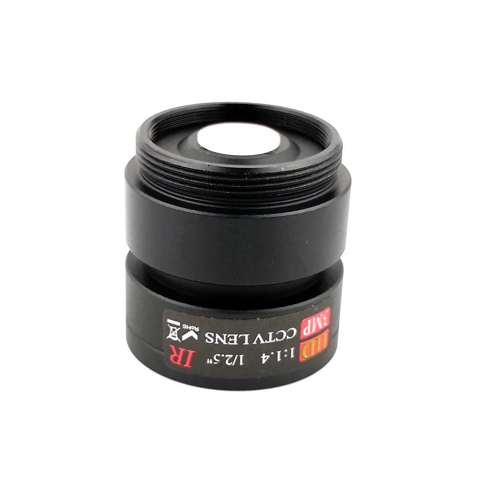 Industrial 3.0MP 4mm 6mm CS Mount CCTV Lens with 650nm IR Filter camera lens
