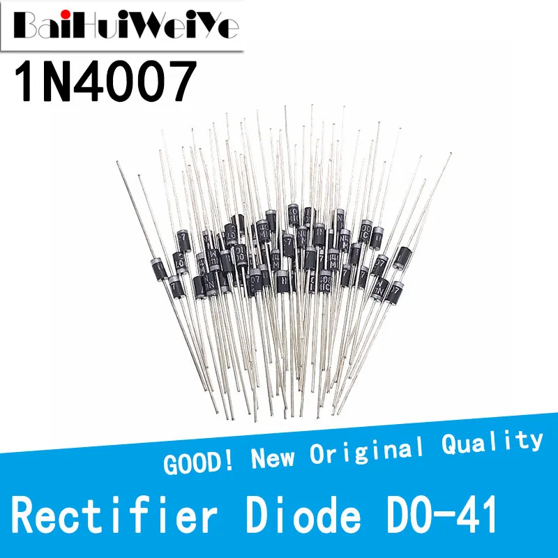 Kit Assortito 200 Diodi, 10 Valori (1N4001-1N4007, 1N5817-1N5819), In Scatola Di Plastica Con Etichette
