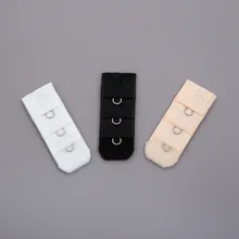 1 шт. горячая Распродажа 5 цветов дамы 1 ряд 3 крючка удлинитель для бюстгальтера нейлон застежка расширение эластичный на ремешке Регулируемая мягкая бретелька для бюстгальтера