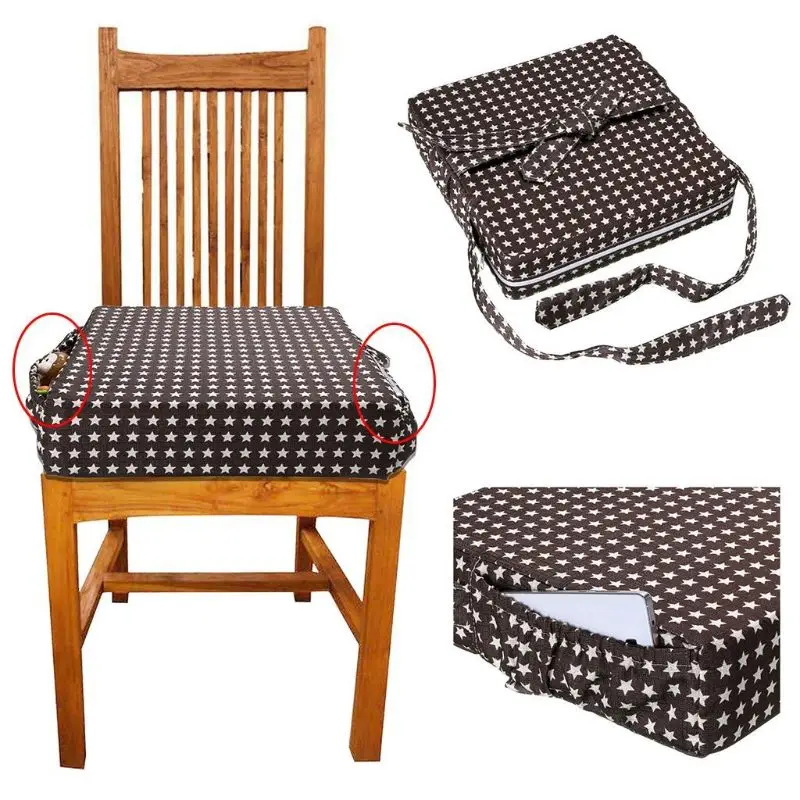 Adjustable Detachable Chair Mat Children Kids Dining Seat Heightening Pad
