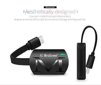 

HDMI TV Dongle Mirascreen Wireless WiFi Display Adapter Receiver 1080P HD Video Airplay Media Streamer For iOS Android Phone TV