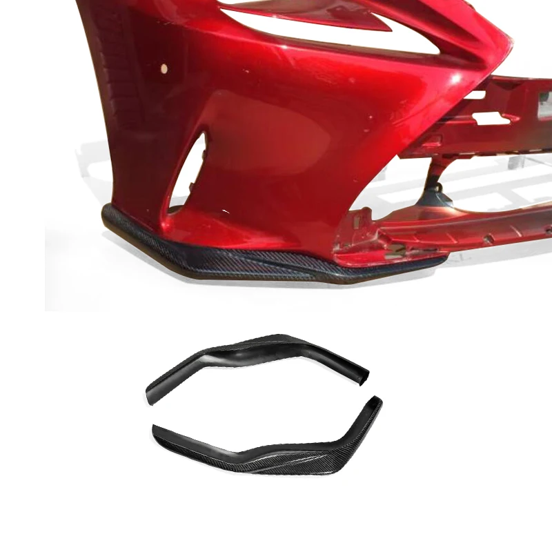 Carbon Fiber Front Lip Splitter Kit For Lexus RC200T RC350 F Sport Bumper Only Auto Parts