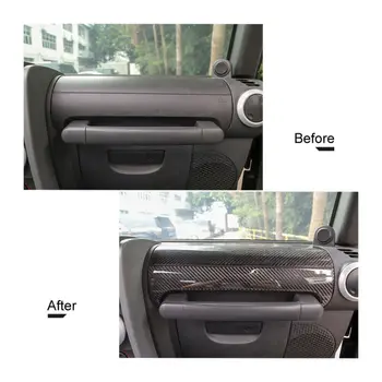 

2pcs Dashboard Cover Trim Carbon Fiber Co-Pilot Accessories Replacement