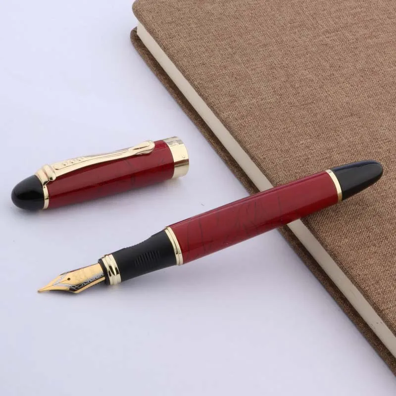 A7 JINHAO X450 подарок тонкий красный лед Средний Перьевая ручка - Цвет: A7
