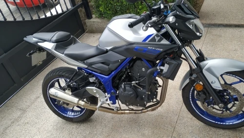 Мотоциклетная выхлопная полная система контактная труба для YAMAHA MT03 MT-03 R25 R30- slip-on