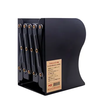 

Non-Printing Wind Creatieve Telescopische Vouwen Boek Stand Metal Look Boekenplank Kantoor Cartoon Student Opslag Briefpapier