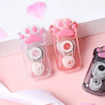 

A+6 PCS Correction Tapes Cat Claw Decorative Correction Tape Stationery Corrector Students Office School Supplies