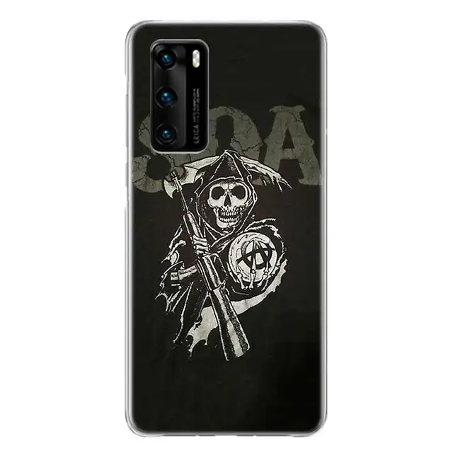 Fashion Sons of Anarchy Case For Huawei Honor 30 30s Play4T 20 9X Pro 8X 10 lite 9A 8A 8C 8S 9 V20 V30 Y5 Y6 Y7 Y9 2019 No.10