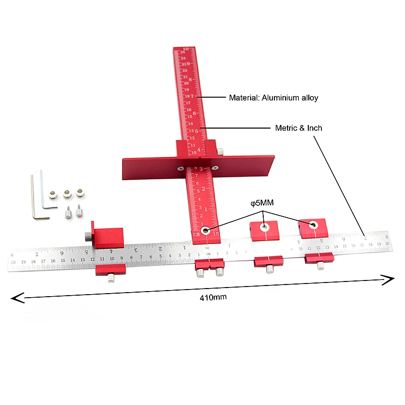 Cabinet Hardware Jig Center Drill Bit Guide Set Sleeve Cabinet Hardware Locator Wood Drilling Detachable Hole Punch Jig Tool Cabinet Hardware Jig Center Drill Bit Guide Set Sleeve Cabinet Hardware Locator Wood Drilling Detachable Hole Punch Jig Tool