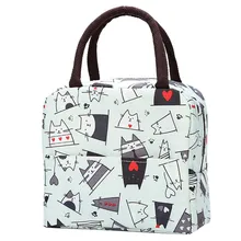 Женская сумка на плечо, простая, большая, вместительная, водонепроницаемая, Оксфорд, сумка для обеда, сумка для пикника, модная, с принтом, сумка на плечо#10