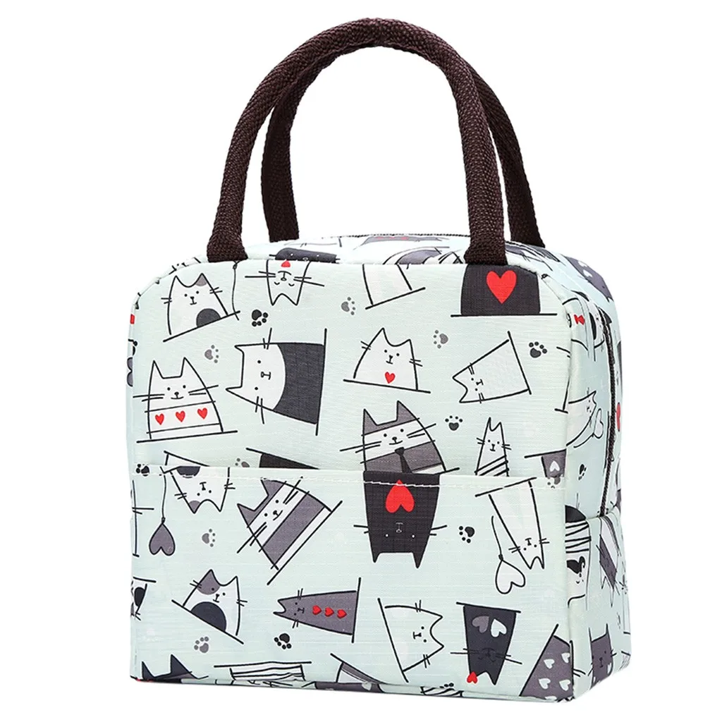 

Shoulder Bag For Ladies Simple Large Capacity Waterproof Oxford Lunch Bag Outdoor Picnic Bag Fashion Print Handbag Shoulder#10