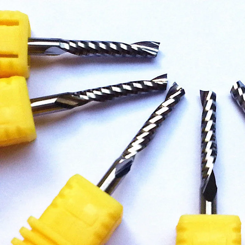 5-кратный однолезвие для резки алюминия с одной канавкой карбида ЧПУ фрезы Набор