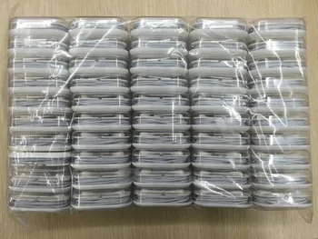 

50 pieces/lot Wired earphone with microphone for samsung iphone xiaomi smartphone earphones stereo in-ear earpiece