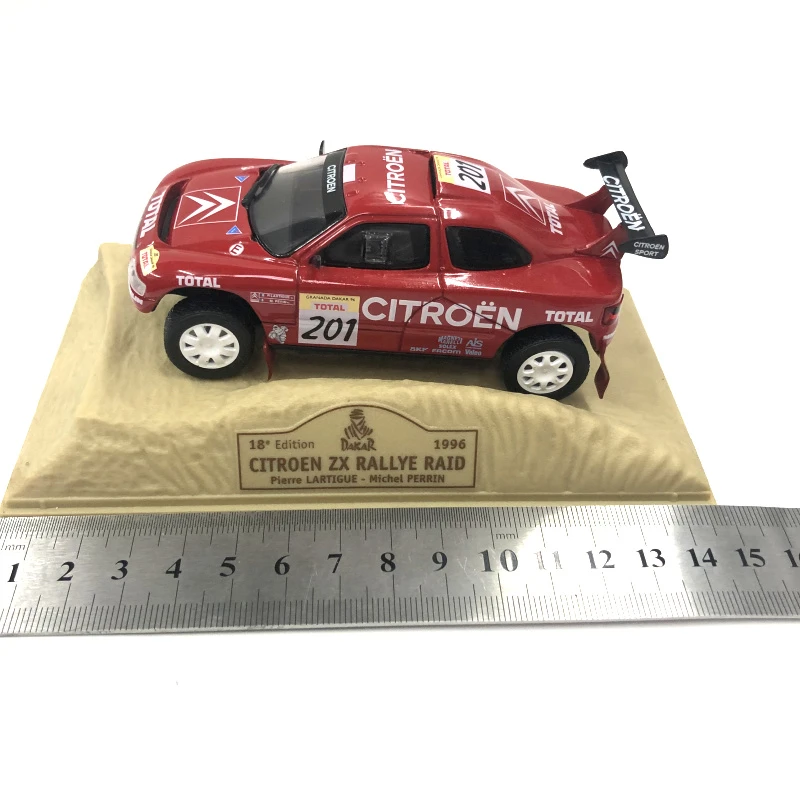 Diecast 1: 43 Scale Rally Car for Citroen ZX Alloy Vehicle Model Metal  Collection Decoration Souvenir Gifts Display