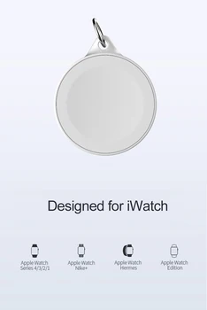 

for Apple Watch 1 2 3 4 Series Usb Power Charging for IWatch With Keychain Portable Magnetic Wireless Charger Smart Accessories