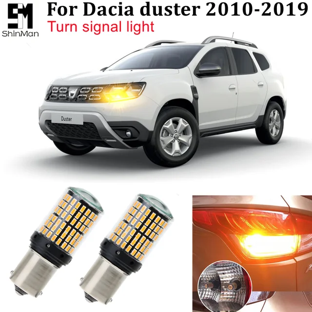 2 intermitentes LED de modo Dual + luz diurna DRL, accesorios para Dacia  Duster 2010-2018 2011 2012 2013 2014 2015 2016 2017 - AliExpress