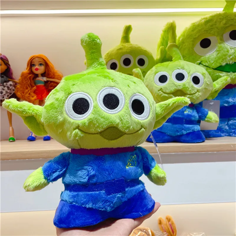 

1pcs Original Disney Anime Cartoon Alien Plush Toy Kawaii High Quality Soft Stuffed Doll Children Birthday Gift 26cm