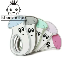 

Kissteether New 1pc Molar Stick Silicone Teether Epoxy Double-Sided Pleurotus Eryngii Teether Children's Anti-Bite Hand Toy Gift