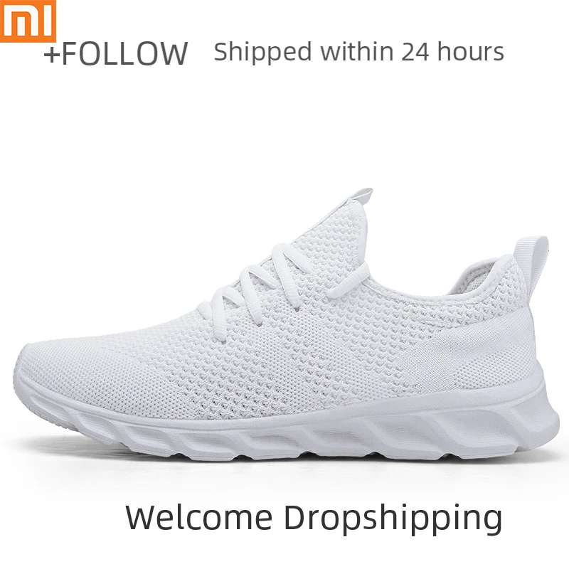 white -58 Xiaomi/мужская повседневная обувь; Мужская Спортивная обувь; дышащая обувь; Sapato Masculino; Легкие мужские кроссовки; удобная мужская обувь для бега - Цвет: white -58