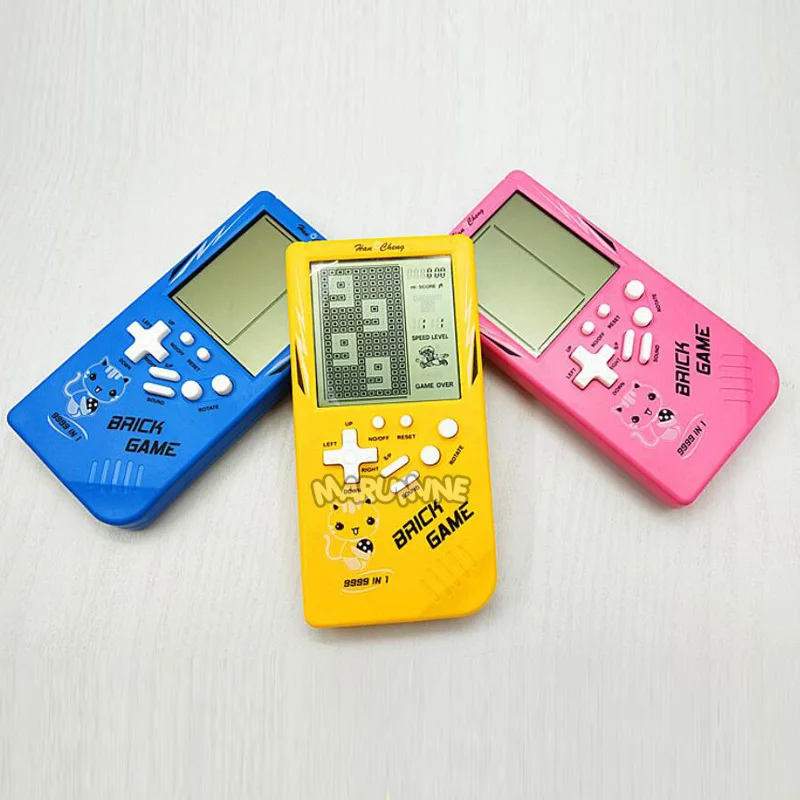 Ретро портативные игровые плееры классические тетрис детская игра ЖК электронные игры консоль загадка Развивающие игрушки для детей