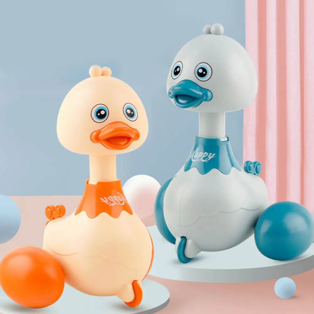 Baby Rattles Doll Inertia Press Swing Duck Toy for Kid Birthday Present Educational Interactive Intellectual Toys | Игрушки и хобби