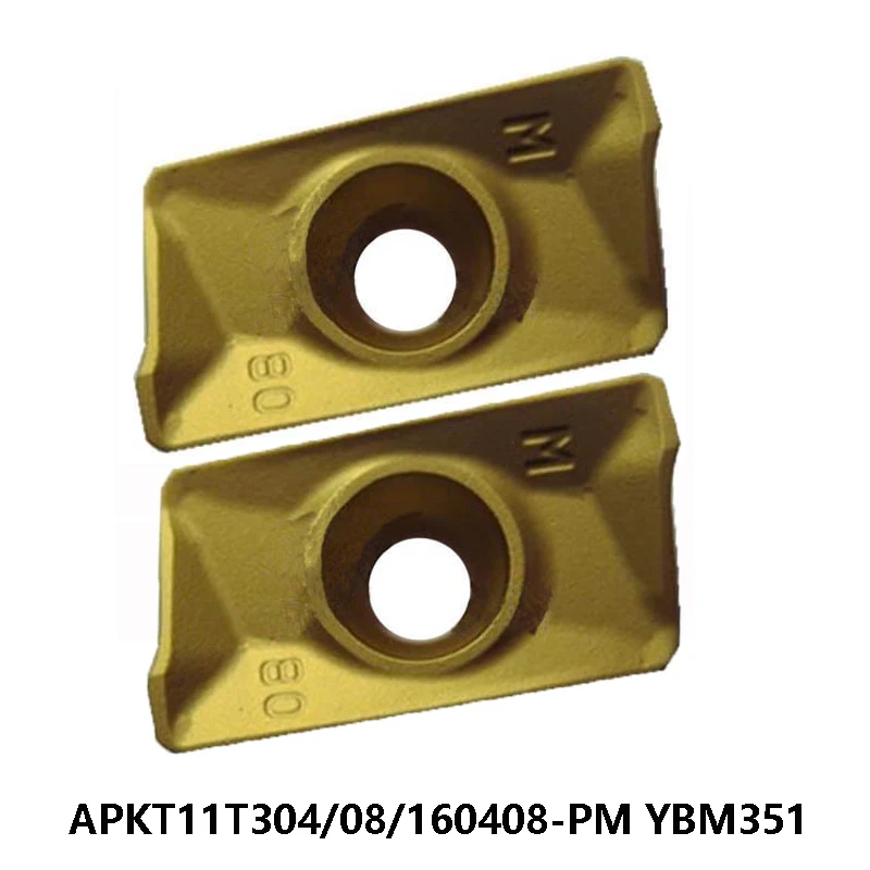 Оригинальный APKT11T3 APKT11T304-PM APKT11T308-PM APKT160408-PM YBM351 APKT фреза карбидная вставка для