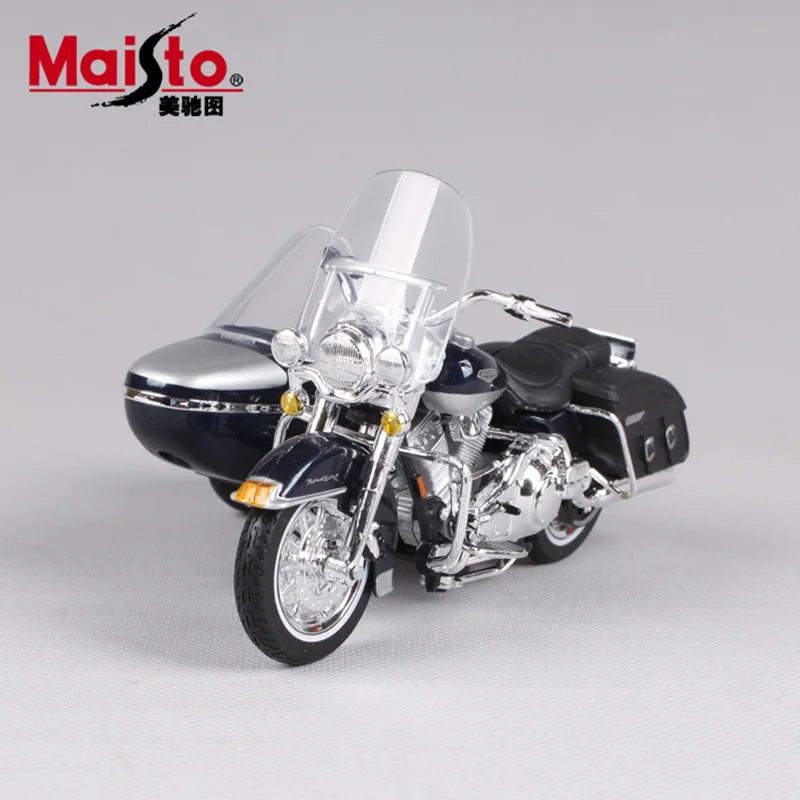 

Maisto 1:18 2001 three-wheeled cross Harley original authorized simulation alloy motorcycle model toy car Collecting