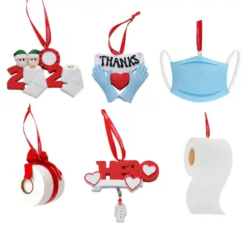 

Quarantine Survivor Personalized Survived Family Ornament 2020 Christmas Holiday Decorations
