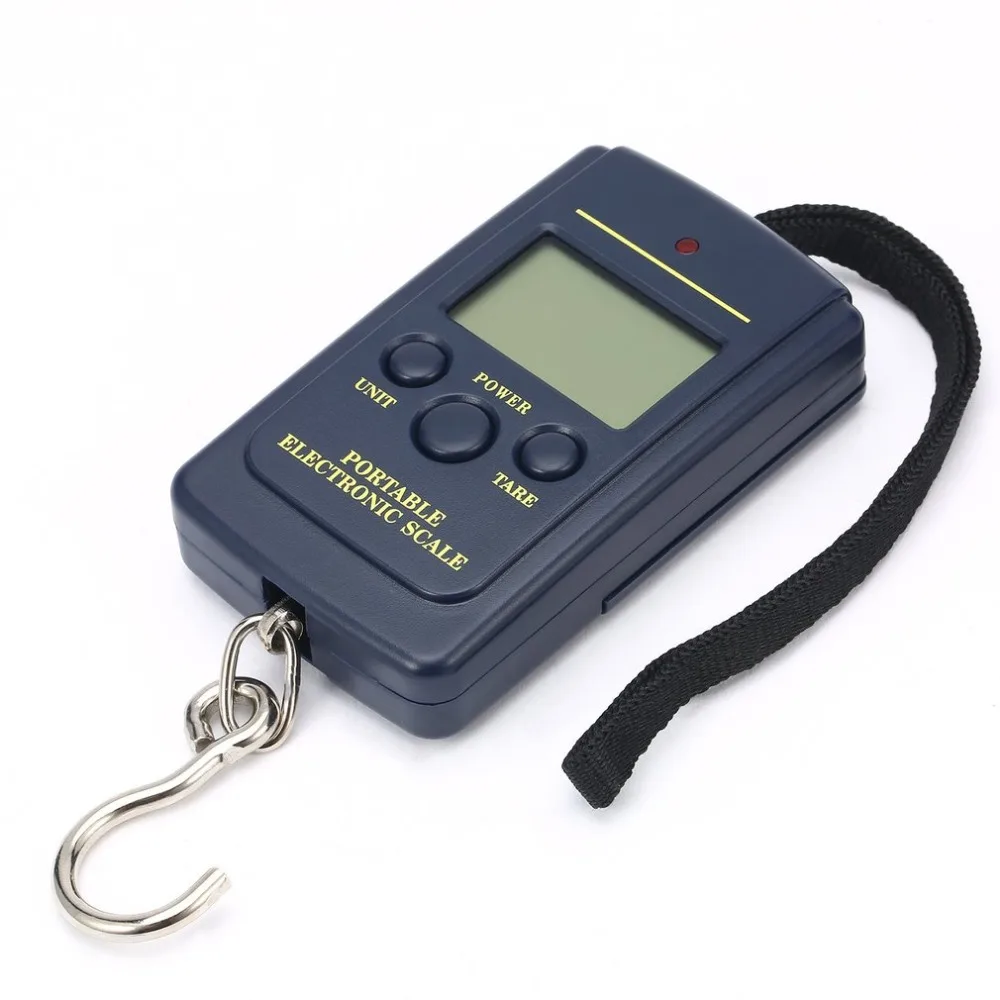 Load 40Kg LCD Mini Protable Pocket Digital Weighting Fishing Scale Electronic Hanging Multi Used Balance Fish Scale Weight Auto