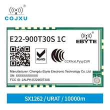 

SX1262 LoRa Spread Spectrum Wireless Module COJXU E22-900T30S1C 30dBm 868MHz 915MHz 10 kmLong Distance Low Power Consumption