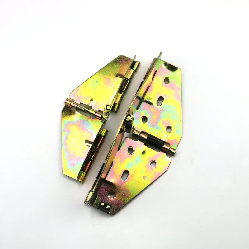 2PCS round table flap hinge Spring cross hinge Table flap hinge Folding round table butterfly hinge size