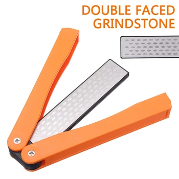 

Double Sided Knife Sharpener Folding Diamond File Sharpener Scissors Tool for Pocket Folding Knife Sharpen Sharpening Stone