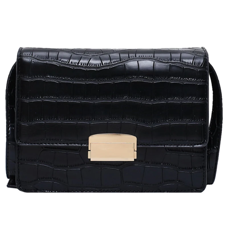 

Retro Small Bag Female 2019 New Korean Stone Pattern Texture Messenger Bag Fashion Small Square Bag louisbag