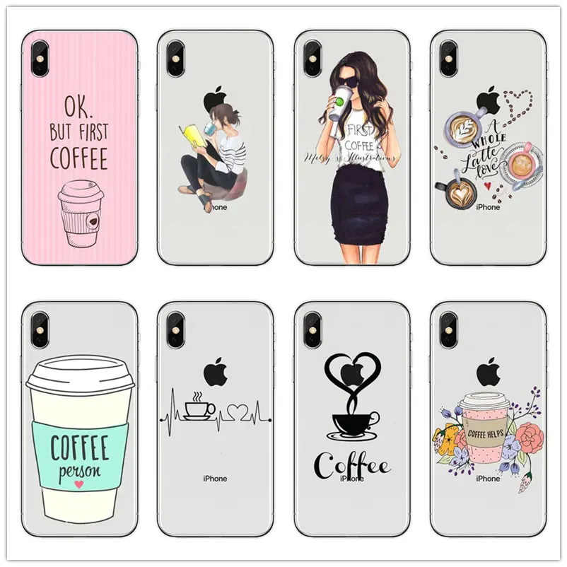 

Ok But First Coffee work rest have a coffe Case coque for iphone 7 8 6s 6 plus x xs max xr 5 5s se TPU Soft silicone cases cover