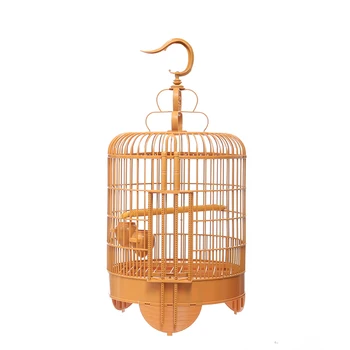 

Bird Cage Breathable Travel Carrier Assembly Bird Cage With Feeder &Waterer Small Pet Bird Plastic Bird House Thrush Parrot Cage