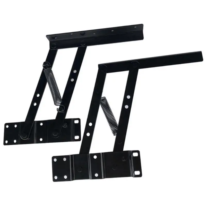 

Folding Spring Tea Table Hinge Furniture Lift Up Top Mechanism Hardware Lifting Rack Shelf For Coffee Computer table