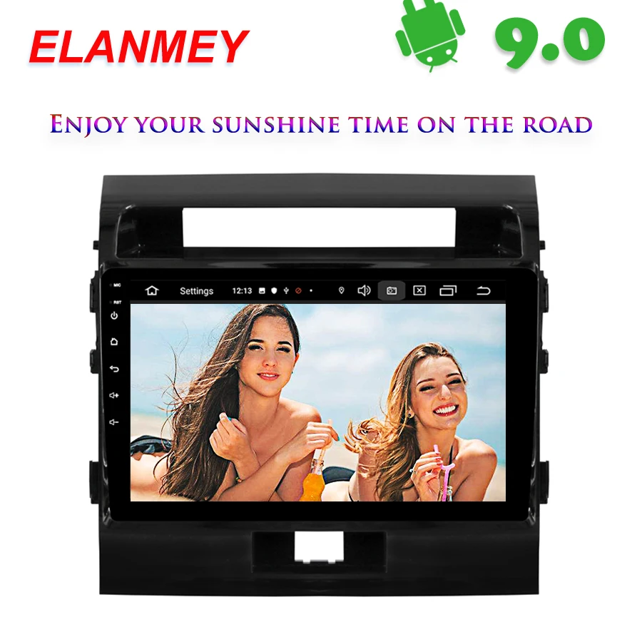 

Branded Genuine Android 9.0 Car Radio for Toyota LANDCRUISER 200 2008 car gps navigation Car Multimedia Vehicle video recorder