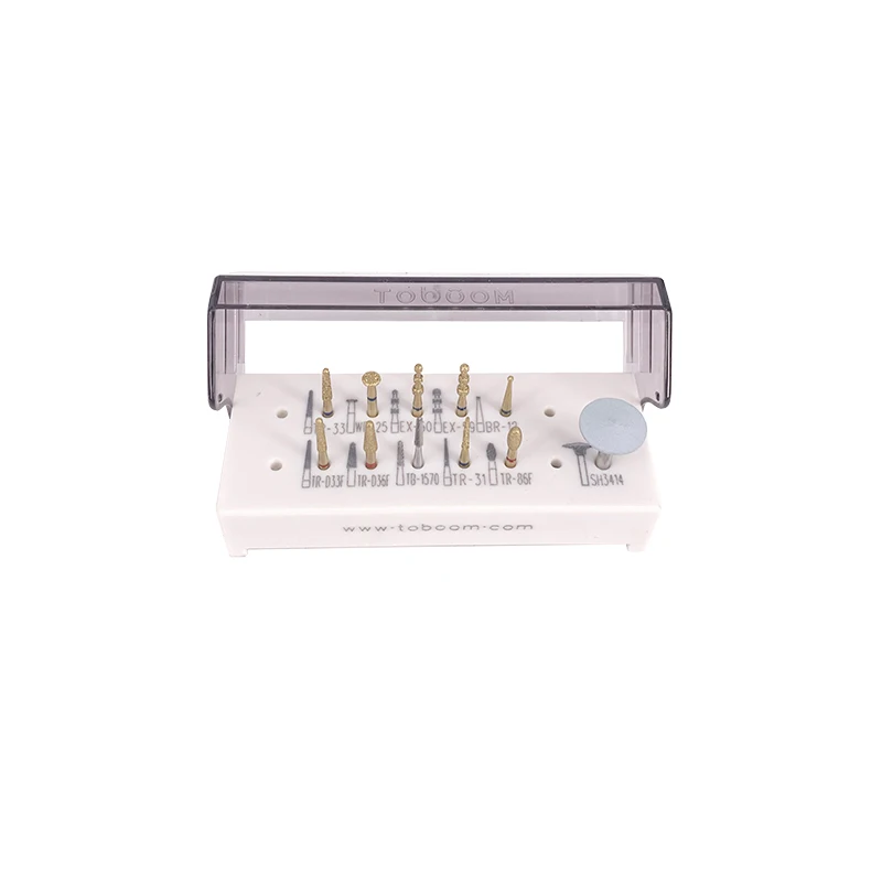 1Set Dental preparation burs kit for Porcelain veneer FG bur 11pcs/set FG0811D New Arrive！！！ 4
