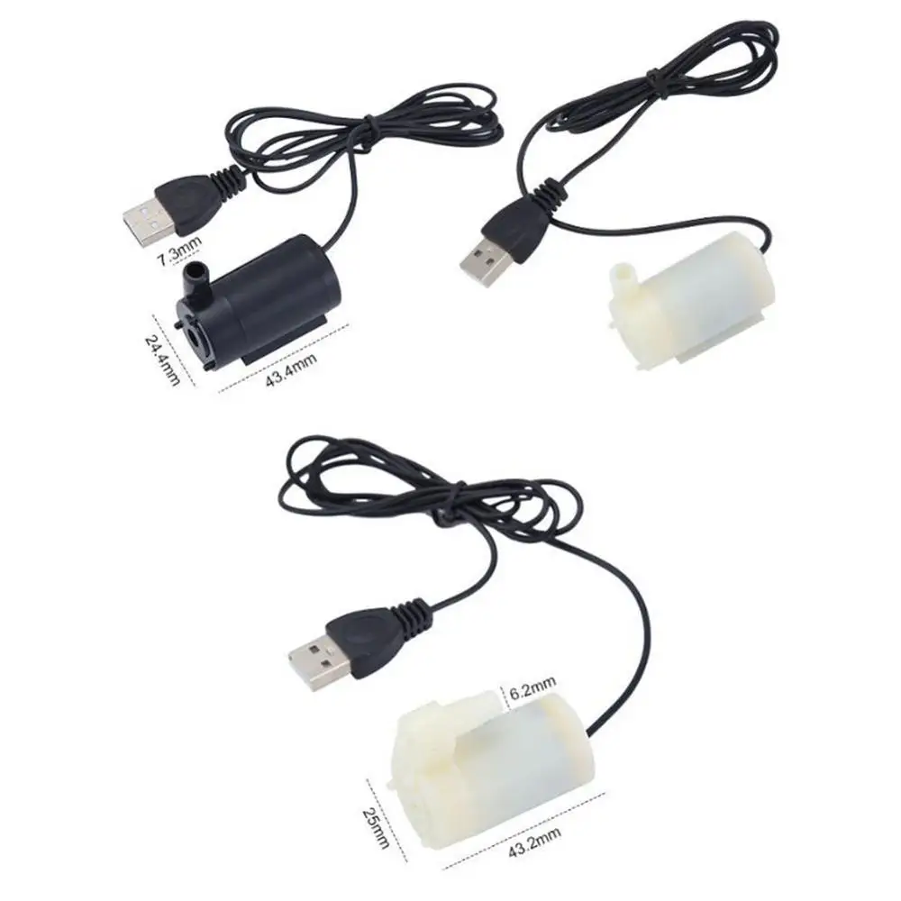 USB 1 метр кабель DC бесшумный маленький водяной насос мини погружной 5 В|Насосы| |