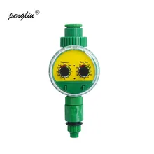 Analógico dois dial válvula de temporizador de água de plástico multi-função jardim automático eletrônico rega torneira controlador de irrigação