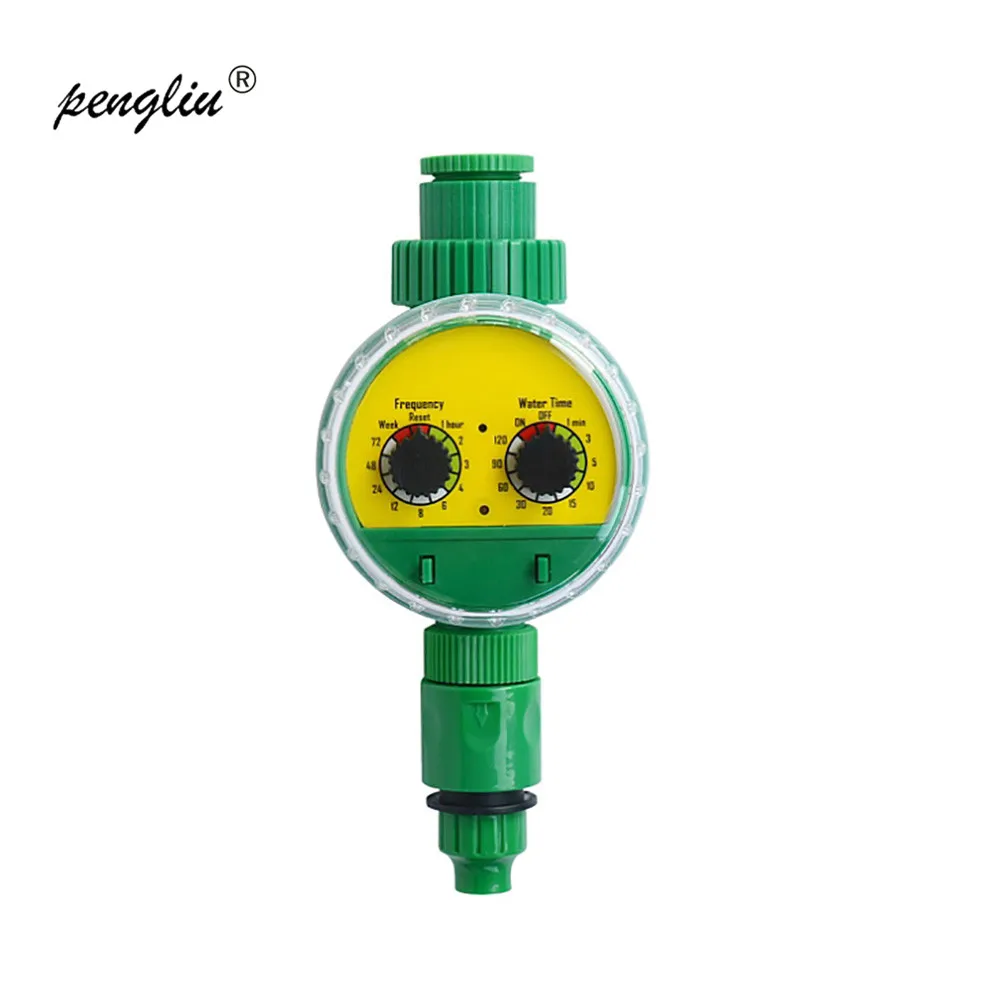 Analogue Two Dial Plastic Water Timer Valve Multifunction Garden