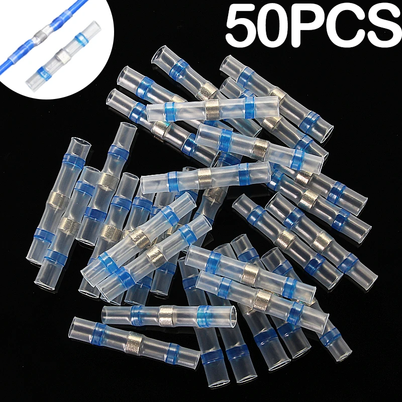 Conectores Termorretráctiles Para Cables - Juego De 150 Unidades, Cobre Rosa, Longitud 38 Mm, Para Electricidad Y Automoción